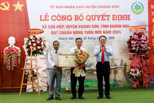 Huyện Khánh Sơn: Xã Sơn Hiệp đạt chuẩn nông thôn mới năm 2024