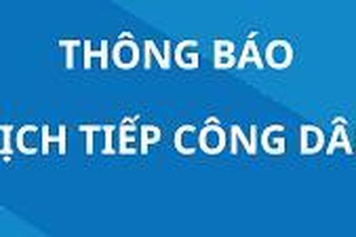 Sở Tư pháp: Thông báo lịch tiếp công dân năm 2025