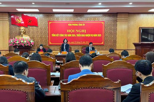 Văn phòng Tỉnh ủy triển khai nhiệm vụ năm 2025