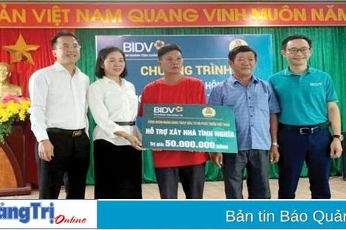 BIDV Quảng Trị nỗ lực vì cộng đồng