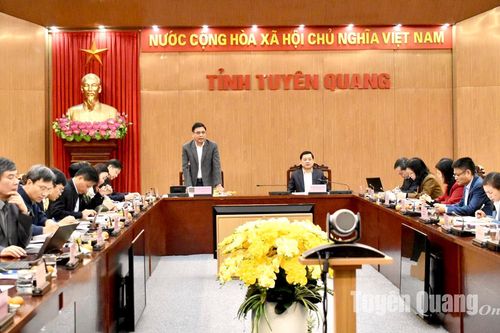 Đoàn công tác Bộ Nông nghiệp và Phát triển nông thôn làm việc tại tỉnh