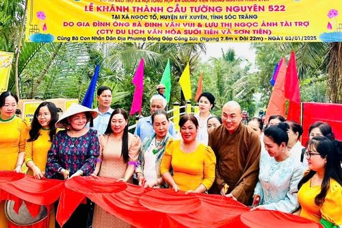 Chùa Tường Nguyên khánh thành cầu Tường Nguyên 522-523 và tổ chức khám bệnh cho người nghèo