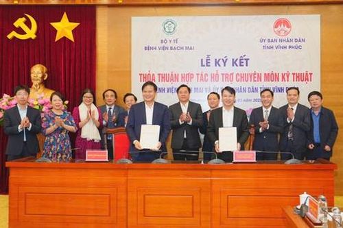 Bệnh viện Bạch Mai sẽ hỗ trợ toàn diện để Vĩnh Phúc sớm trở thành trung tâm y tế chuyên sâu