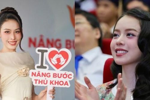 Hoa hậu Thanh Thủy, Á hậu Phương Anh, Ngọc Hằng tươi tắn tại Nâng bước Thủ khoa 2024