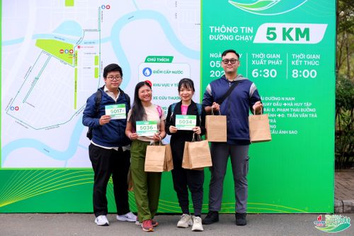 Hơn 2.000 runner tham gia nhận Bib ngày đầu năm mới 2025