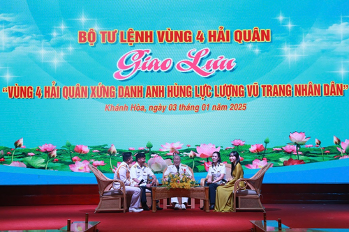 Chương trình giao lưu 'Vùng 4 Hải quân-Xứng danh Anh hùng'