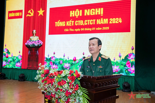 Quân khu 9: Hoạt động công tác Đảng, công tác chính trị được thực hiện toàn diện, chặt chẽ