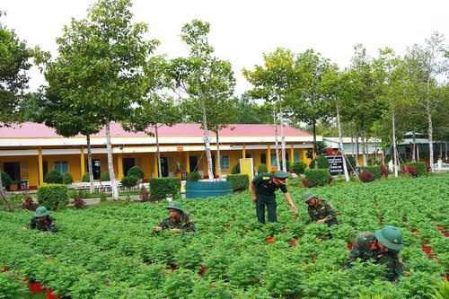 Quân khu 9: Rực rỡ sắc xuân tại Tiểu đoàn Hóa học