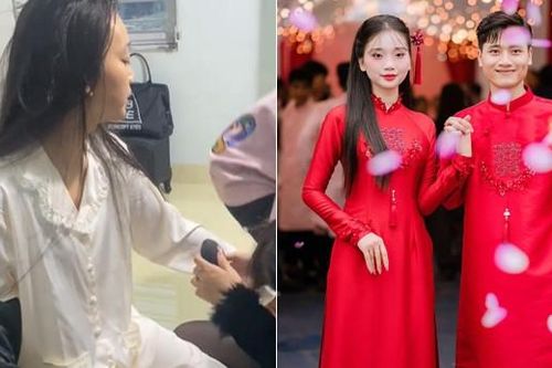 Cô dâu Hưng Yên kể sự cố nhớ đời, ngày ăn hỏi vừa trang điểm vừa truyền nước