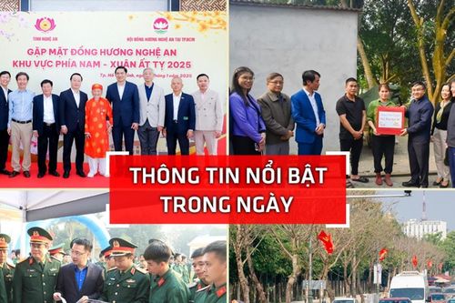 Nghệ An: Thông tin nổi bật ngày 4/1