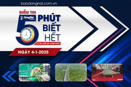 Điểm tin '5 phút biết hết' sáng 4-1: Đường cao tốc Bến Lức - Long Thành lại trễ hẹn