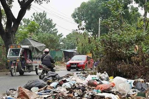 'Điểm đen' rác thải trên đường DT70A