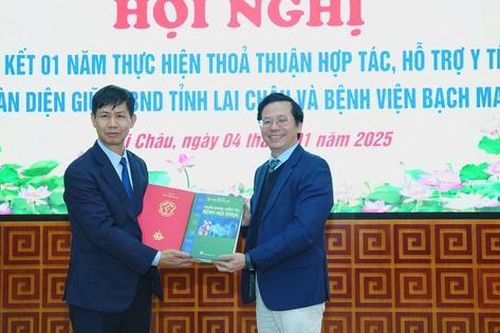 Bệnh viện Bạch Mai sẽ tiếp tục hỗ trợ Y tế Lai Châu nâng chất lượng khám chữa bệnh