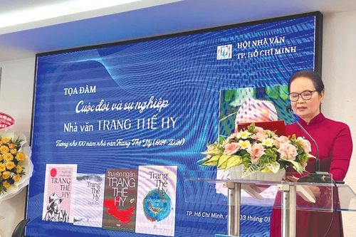 Tọa đàm kỷ niệm 100 năm ngày sinh nhà văn Trang Thế Hy - cây bút hàng đầu của văn chương Nam Bộ