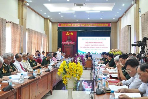 Hội thảo khoa học về tầm vóc chiến lược của chiến thắng Đường 14 - Phước Long