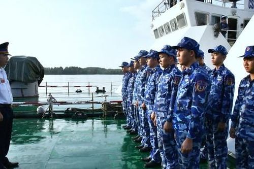 Tàu Cảnh sát biển 6009 lên đường trực sẵn sàng chiến đấu dịp Tết Nguyên đán 2025