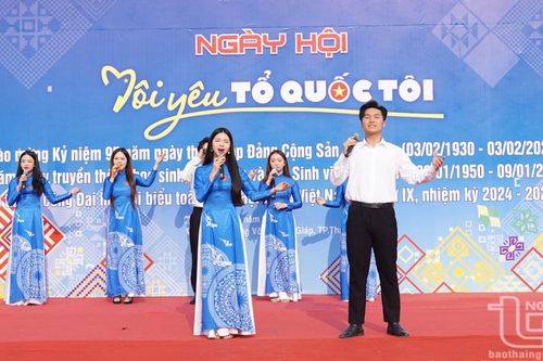 Tuổi trẻ Thái Nguyên sôi nổi tại Ngày hội 'Tôi yêu Tổ quốc tôi'