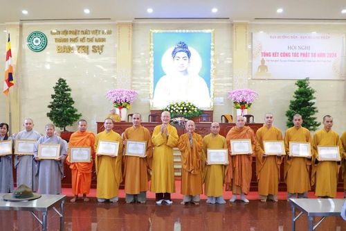 Ban Hướng dẫn Phật tử, Ban Hoằng pháp GHPGVN TP.HCM tổng kết hoạt động Phật sự năm 2024