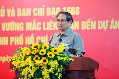 Thủ tướng Phạm Minh Chính chủ trì giải quyết các vướng mắc cho các dự án tại Thành phố Hồ Chí Minh