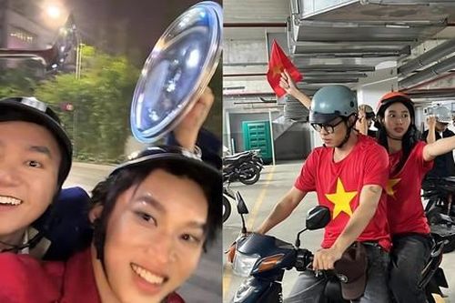 Sao Việt 'đi bão' chúc mừng ĐT Việt Nam: Bộ đôi Kay Trần, Bùi Công Nam siêu hài