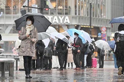 Thời tiết lạnh giá bao trùm Nhật Bản, nhiệt độ trung tâm Tokyo xuống dưới 0 độ C