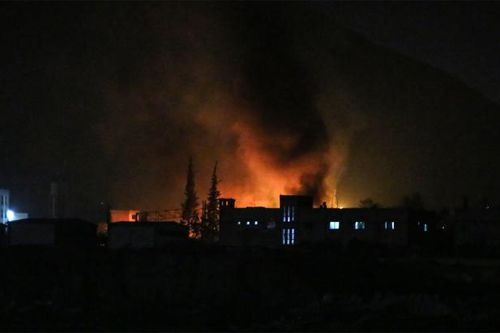 Nổ kho vũ khí gần Thủ đô Damascus của Syria
