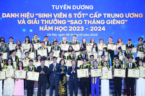 Vinh danh 181 điển hình trong các phong trào học sinh, sinh viên