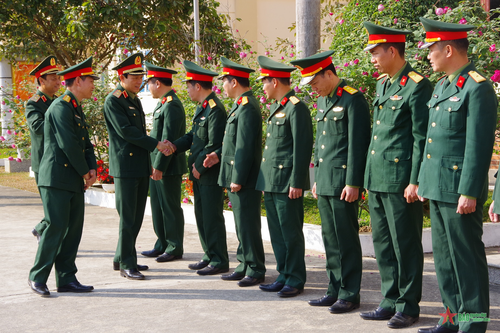 Đoàn công tác Quân khu 2 làm việc tại tỉnh Điện Biên