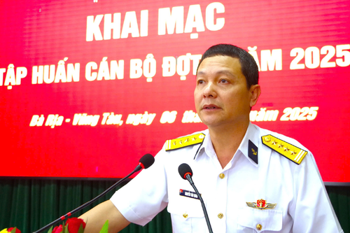 Vùng 2 Hải quân tập huấn cán bộ đợt 1 năm 2025