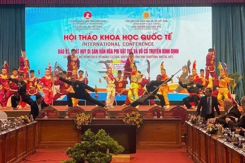 Xây dưng hồ sơ đưa võ cổ truyền Bình Định vào danh sách di sản văn hóa của nhân loại