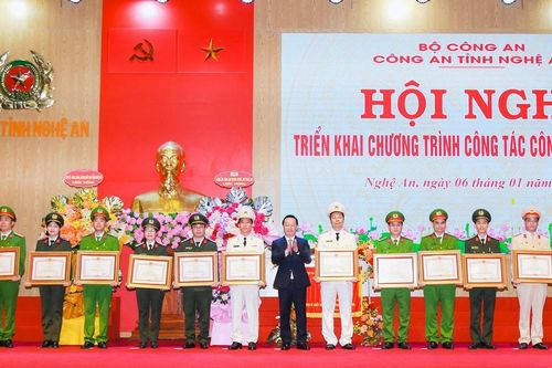 Công an Nghệ An triển khai công tác năm 2025