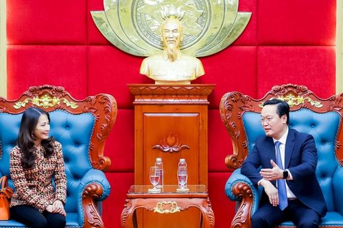 Bí thư Tỉnh ủy Nguyễn Đức Trung tiếp Tổng Giám đốc Tập đoàn WHA