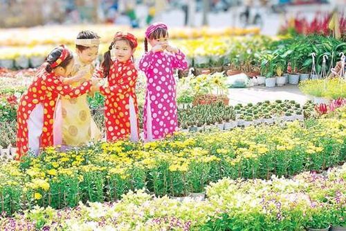 Chợ xuân - những nốt nhạc rộn ràng