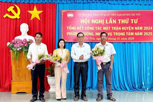 Huyện Tri Tôn tổng kết công tác mặt trận năm 2024