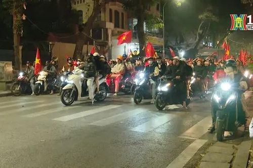 Xuyên đêm bảo đảm ANTT sau chiến thắng của tuyển Việt Nam