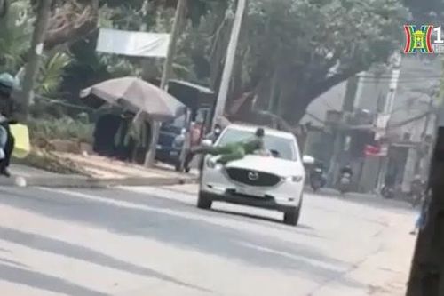 Phạt 13 năm tù tài xế hất CSGT lên capo