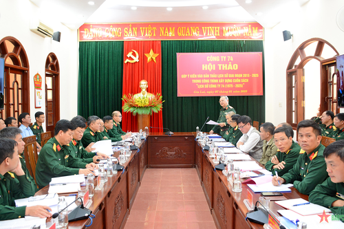 Công ty 74 (Binh đoàn 15): Tổ chức Hội thảo góp ý kiến vào bản thảo lịch sử Công ty giai đoạn 2015-2025