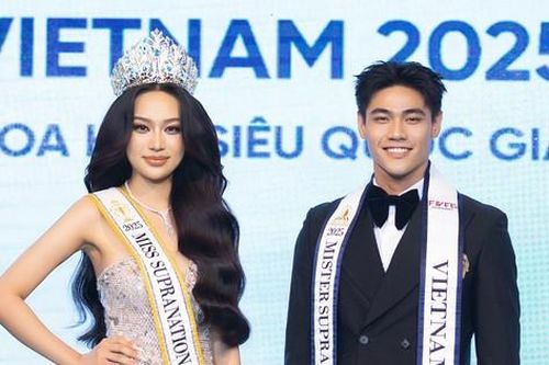 Hoa hậu Kỳ Duyên sánh đôi cùng 'nam vương' Hà Quang Trung đại diện Việt Nam thi nhan sắc quốc tế