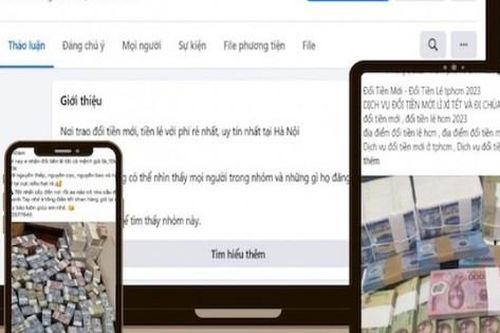 Cảnh giác dịch vụ đổi tiền trên mạng dịp cận Tết Nguyên đán 2025