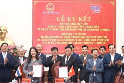 Ký ghi nhớ đầu tư khu công nghiệp, Logistics tại Thanh Hóa
