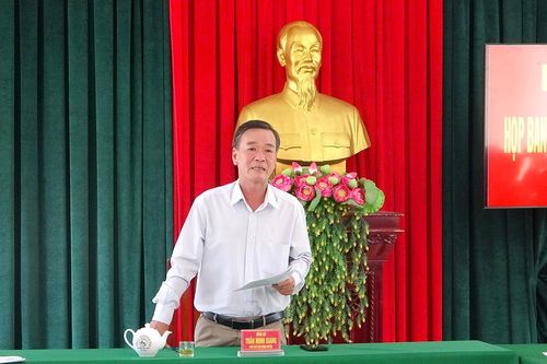 Huyện Tri Tôn họp Ban Tổ chức lễ giao nhận quân 2025