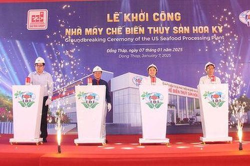 Khởi công, xây dựng Nhà máy chế biến thủy sản Hoa Kỳ