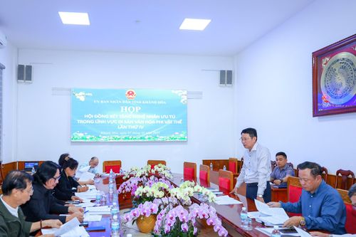 Đề nghị xét tặng danh hiệu Nghệ nhân ưu tú đối với 8 cá nhân