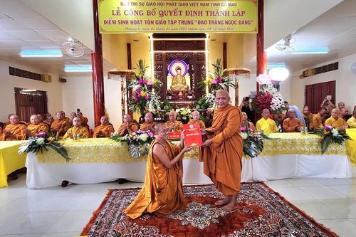 Cà Mau: Thành lập điểm sinh hoạt tôn giáo tập trung Đạo tràng Ngọc Đăng