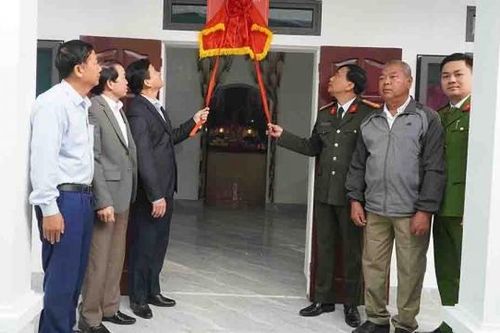Công an tỉnh Nam Định khánh thành nhà nghĩa tình đồng đội cho thân nhân liệt sỹ tại huyện Trực Ninh