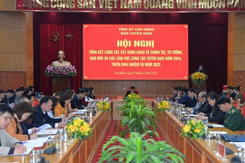 Ban Tuyên giáo Tỉnh ủy triển khai nhiệm vụ năm 2025