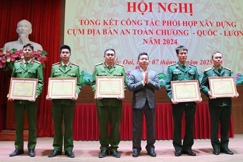 Cụm an toàn Chương - Quốc - Lương: 10 tập thể, cá nhân có thành tích xuất sắc được khen thưởng