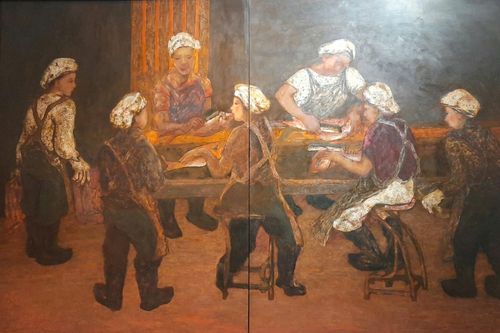 Nữ họa sĩ Trần Thị Doanh: Làm bừng lên các bức tranh sơn mài bằng kỹ thuật con nhà nòi