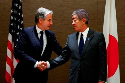Ngoại trưởng Mỹ - Nhật Bản hội đàm ở Thủ đô Tokyo