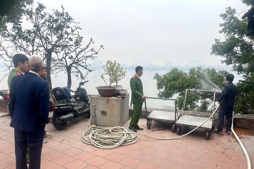 Phòng ngừa hỏa hoạn tại các điểm di tích, thắng cảnh trên địa bàn quận Tây Hồ